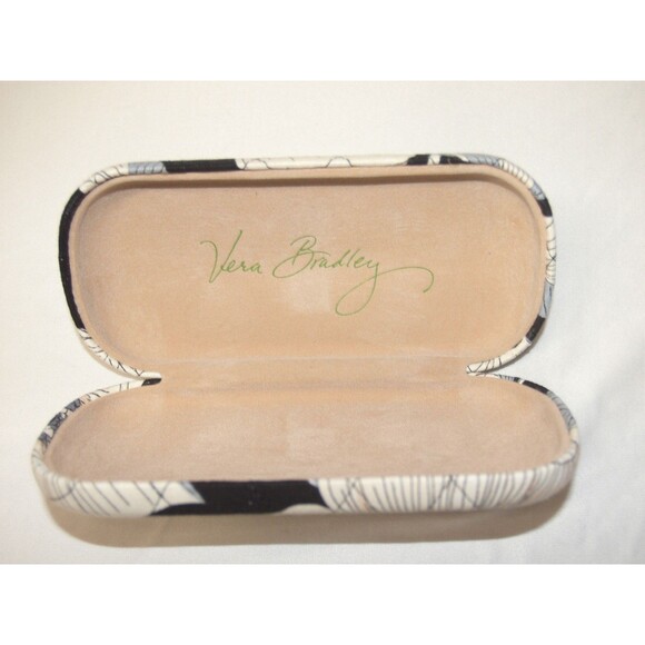 Vera Bradley Villager Camellia Retired Pattern Clamshell Eyeglass Sunglass Case - Picture 4 of 4